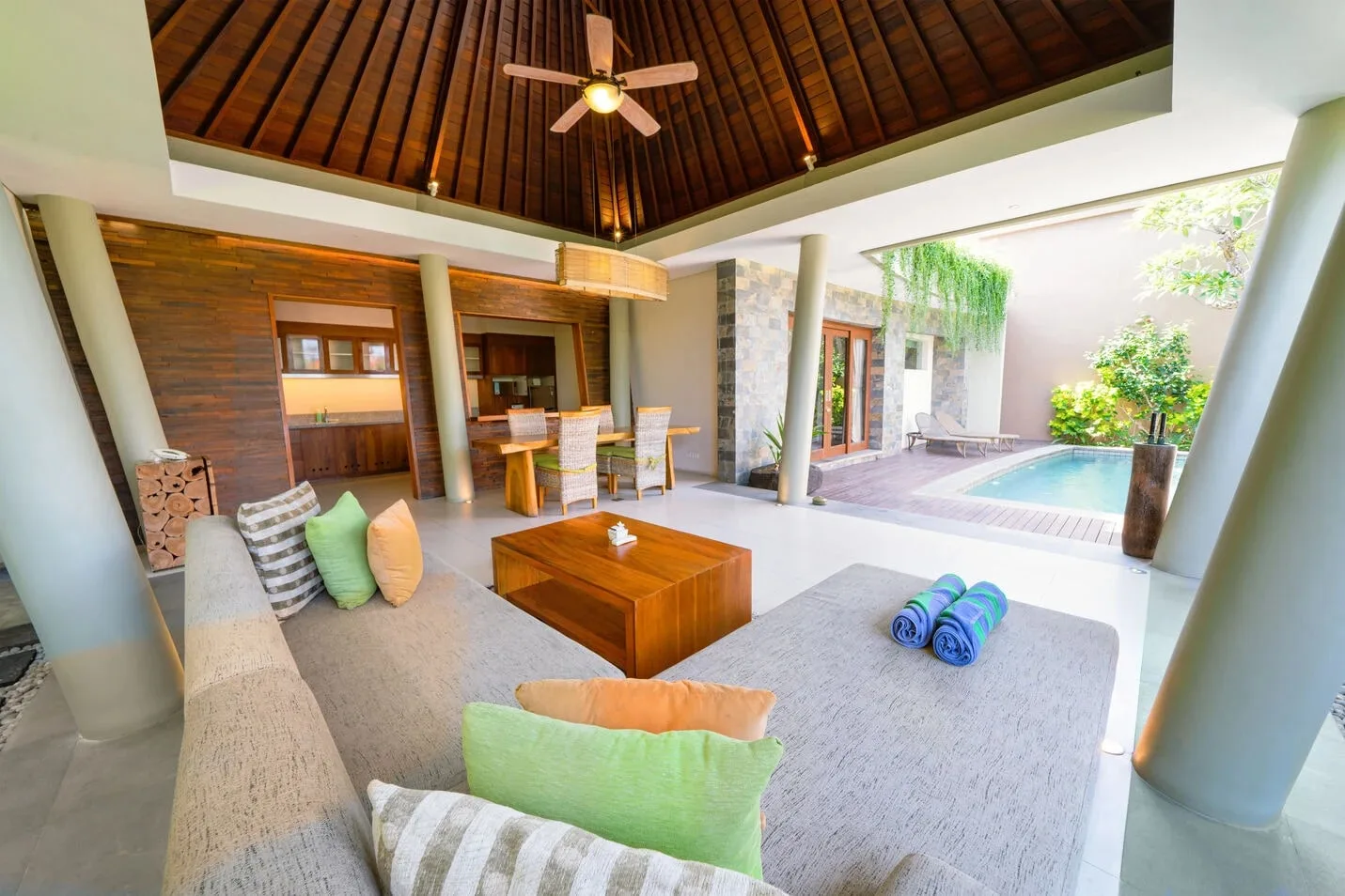 Relaxing by the pool at The Kasih Seminyak